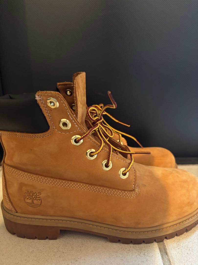 Timberland 6インチ ブーツ24cm キーホルダー付 美品