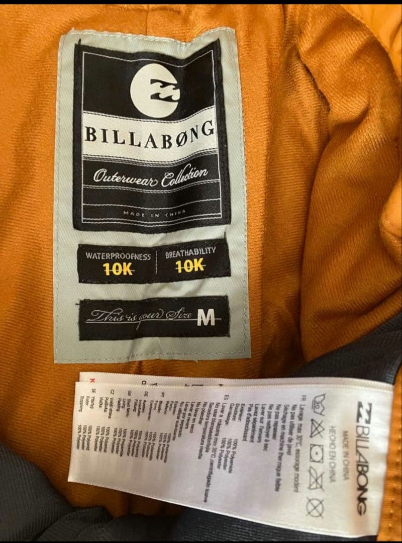 BILLABONG スノーボード ウェア Mサイズ