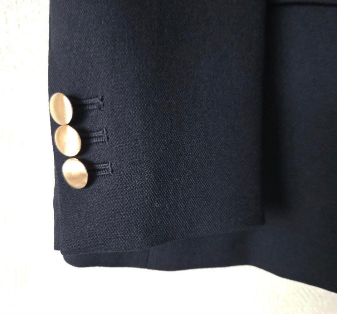 【美品】NOLLEY'S ノーリーズソフィーダブルブレストジャケット 紺ブレ