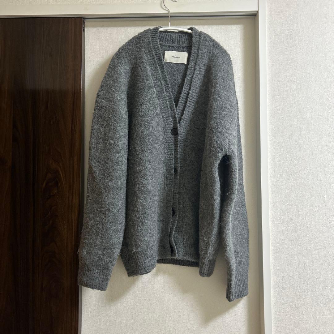 【美品】TODAYFUL ブラッシュドVネックカーディガン
