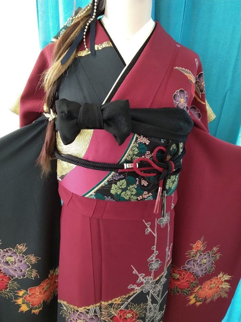 振袖フルセット、正絹振袖、成人式、重ね襟、帯揚げ帯締め、西陣袋帯、長襦袢