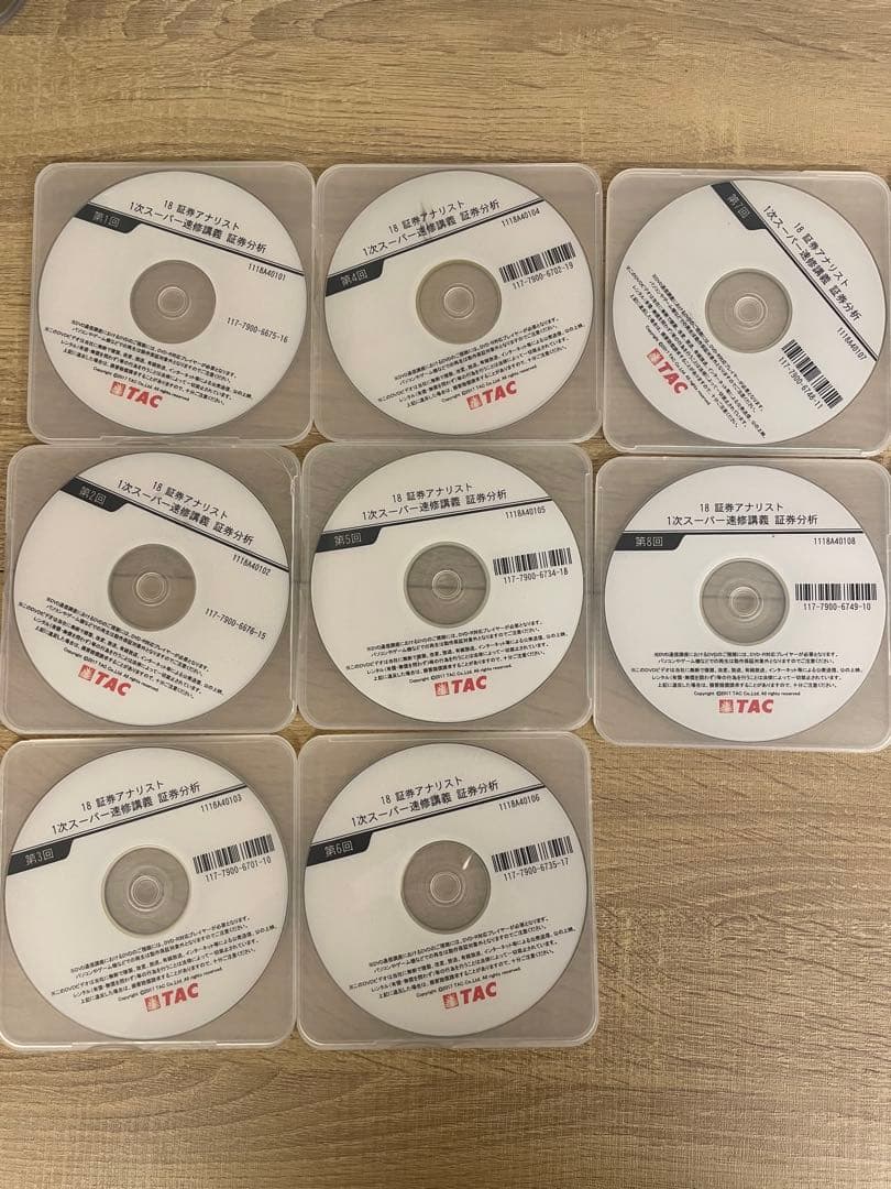 【証券アナリスト】科目Ⅰ(証券分析)1次スーパー速修・過去問演習DVD【TAC】
