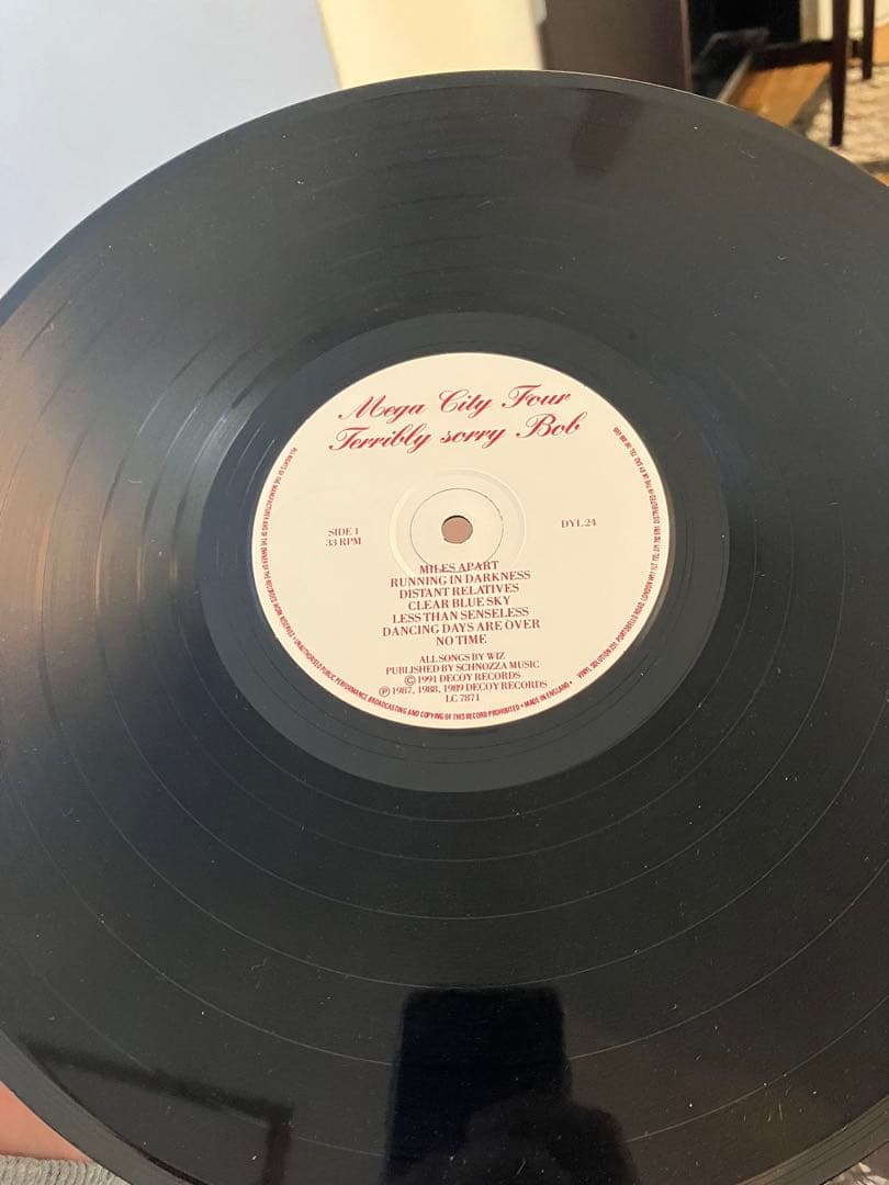 mega city four terribly sorry bob レコード