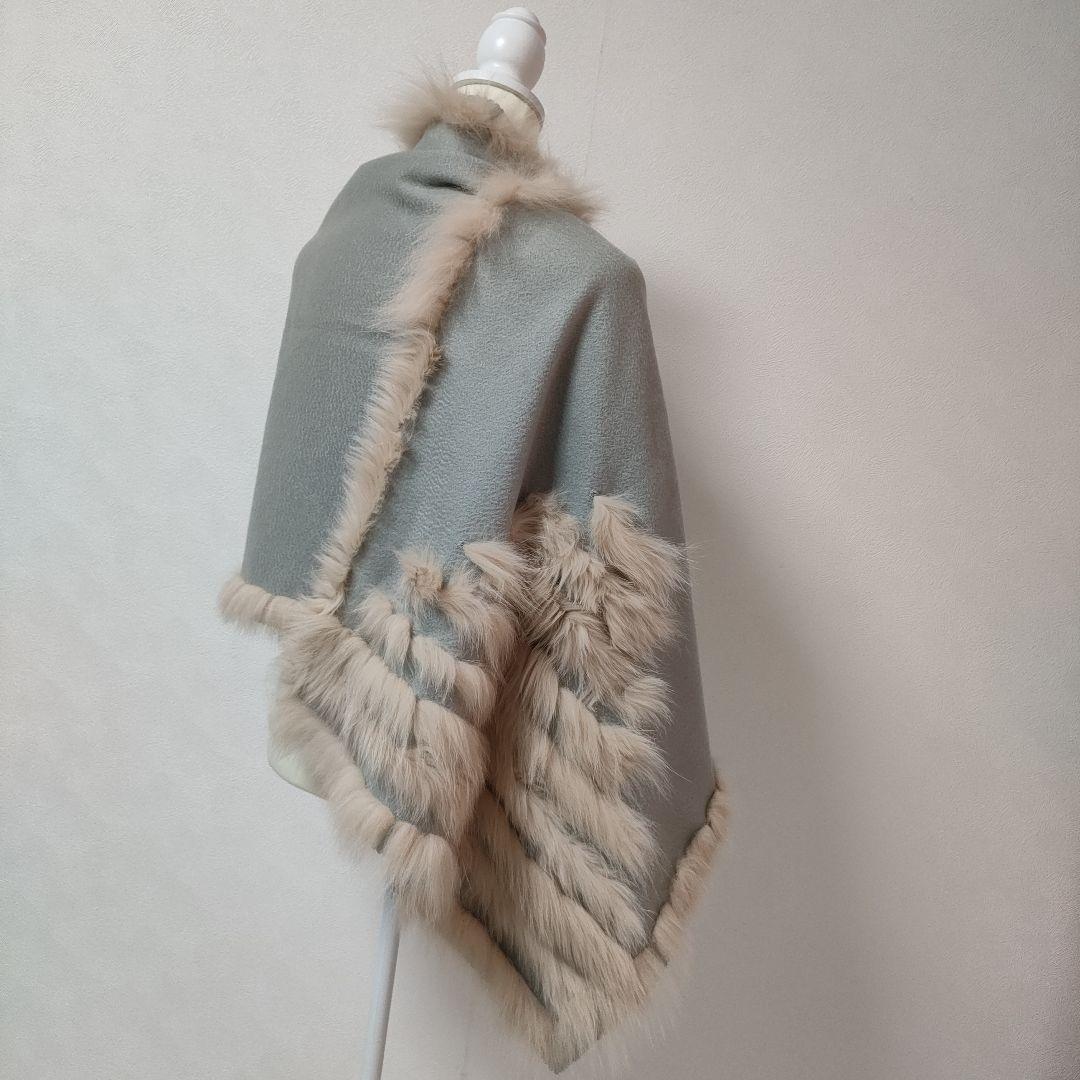 極美品❢FENDI　フェンディ　カシミヤ　マフラー　ストール