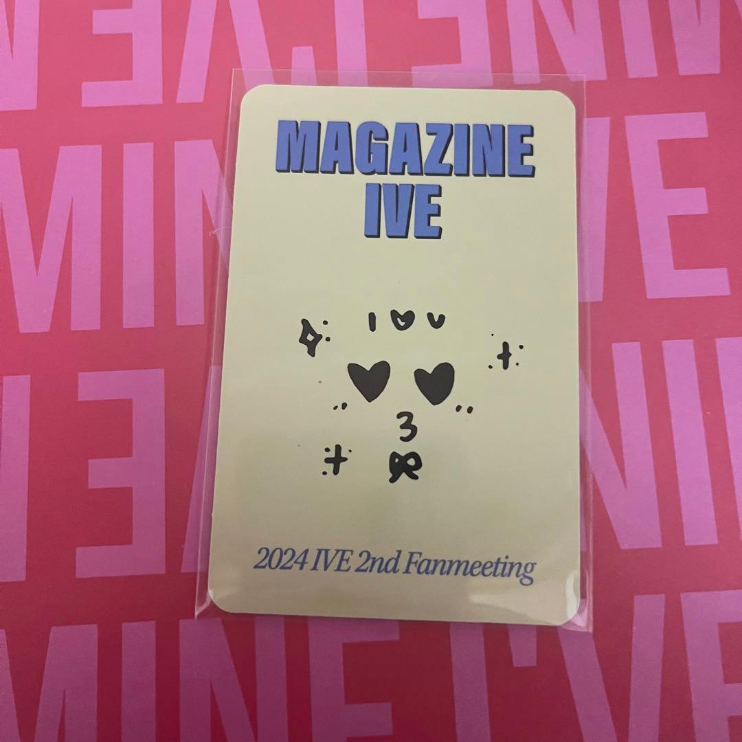 IVE 3/10 ファンミーティング　FC限定トレカ　ウォニョン