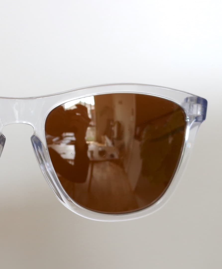 オークリー フロッグスキン Frogskins prizm カスタム 偏光レンズ