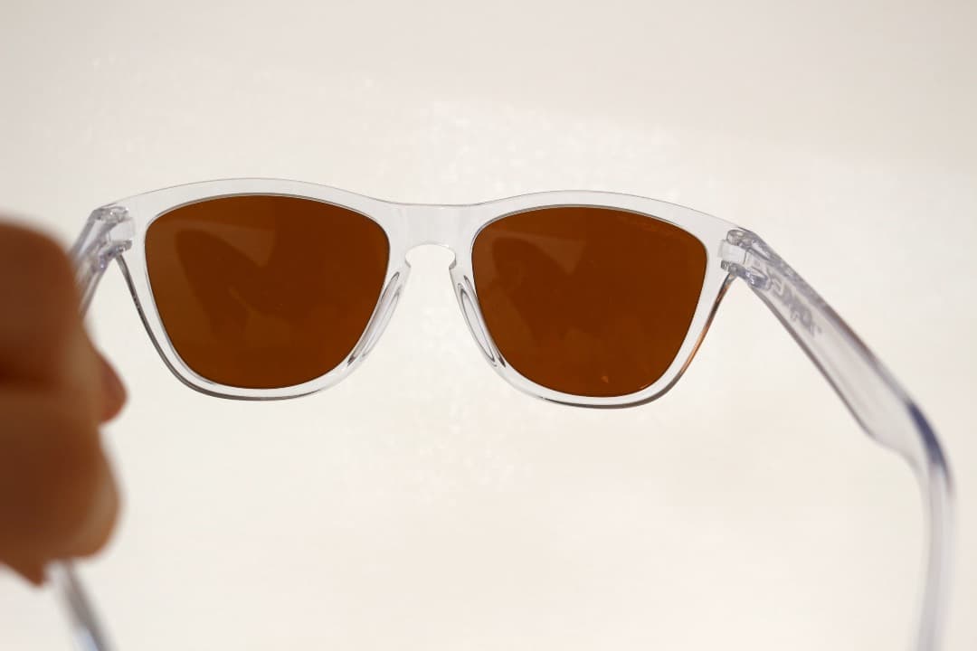 オークリー フロッグスキン Frogskins prizm カスタム 偏光レンズ
