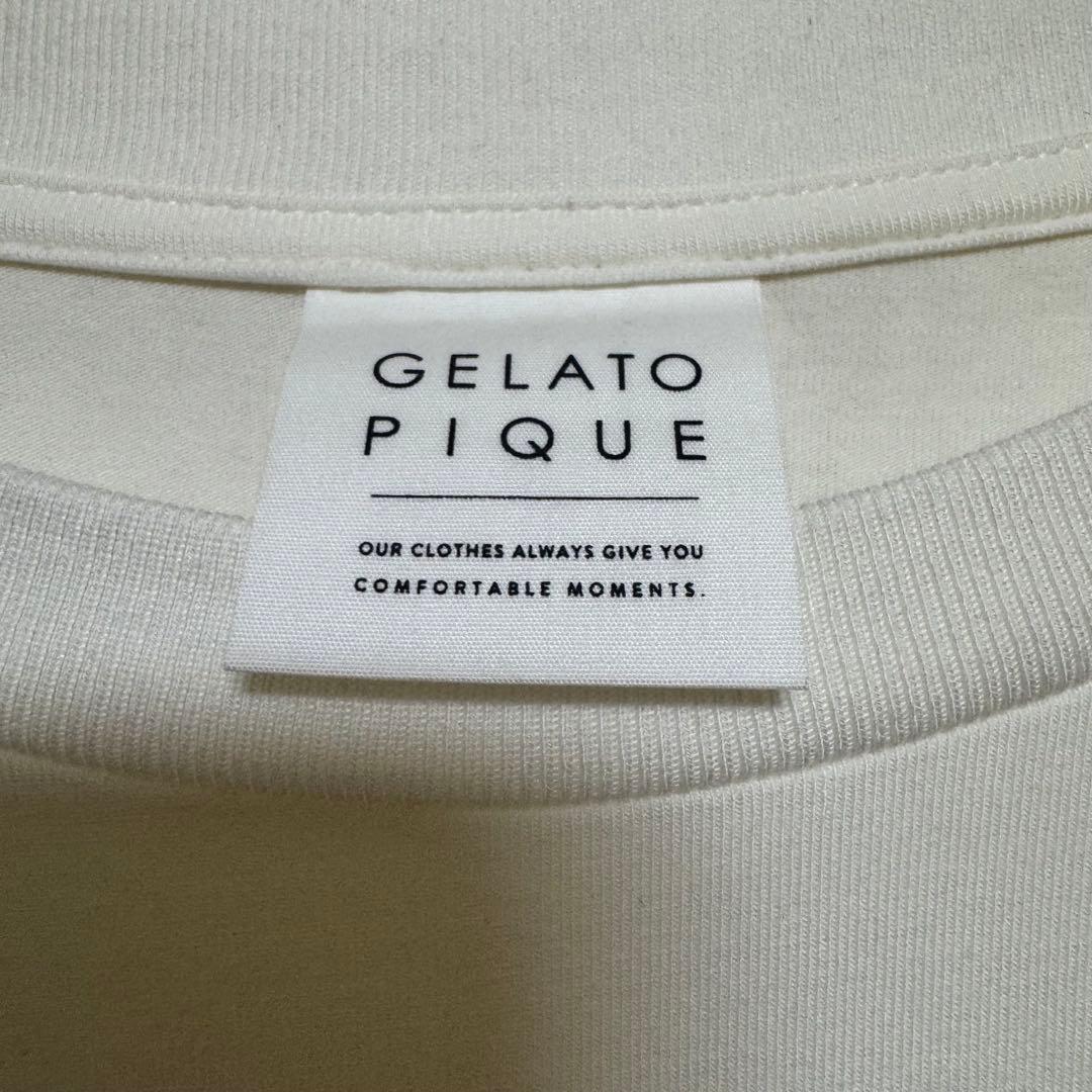 新品 GELATO PIQUE ベアプリント長袖ロングワンピース　ジェラートピケ