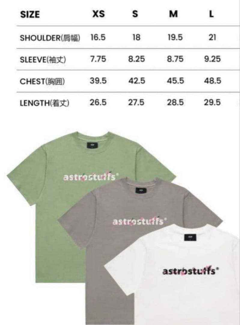 astrostuffs SAKURA 桜Tシャツ ホワイト