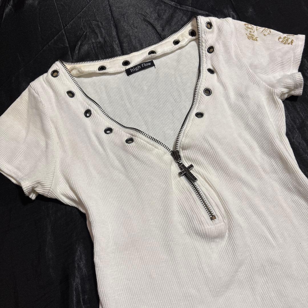 トップス 00s Y2K archive high flow tops