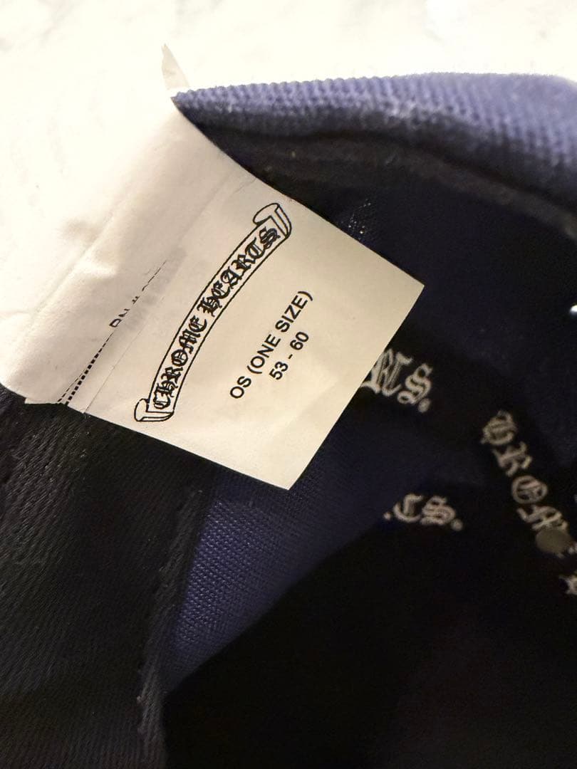 Chrome Hearts 6 PANEL ベースボールキャップ ネイビー