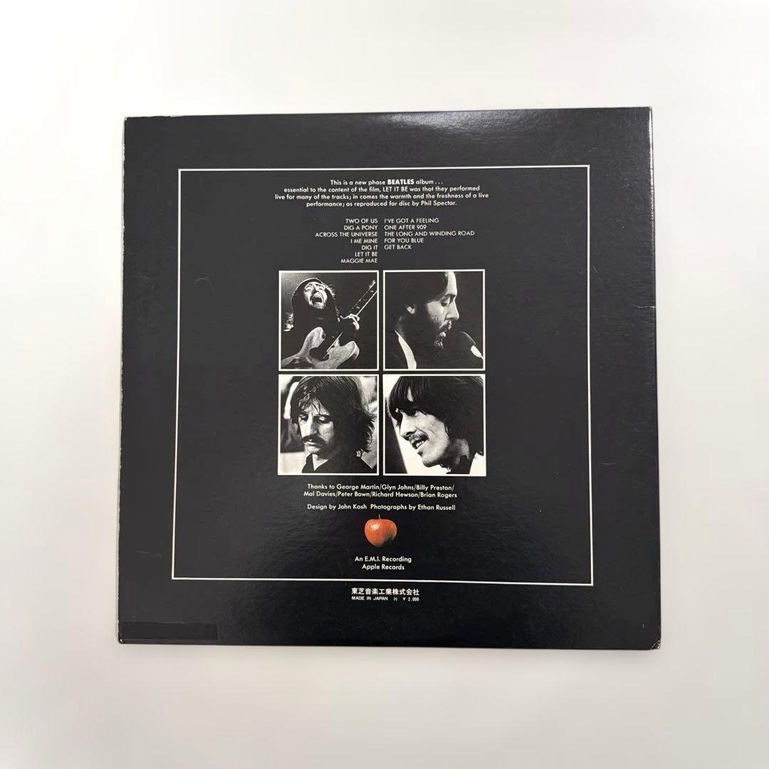 《希少‼️》　ビートルズ LET IT BE 赤盤　国内版　LPレコード