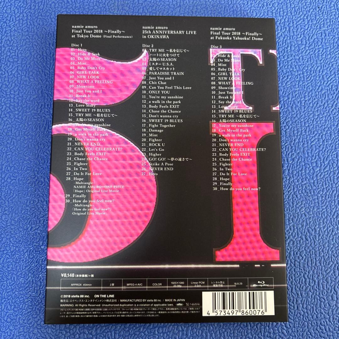 美品❗️①安室奈美恵FinalTour2018Blu-ray②25周年記念トランプ