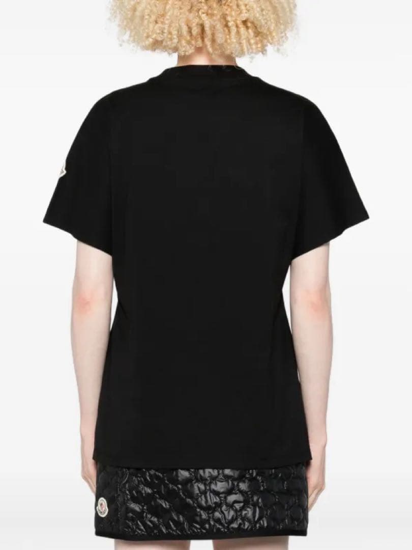 モンクレール ロゴTシャツ ブラック