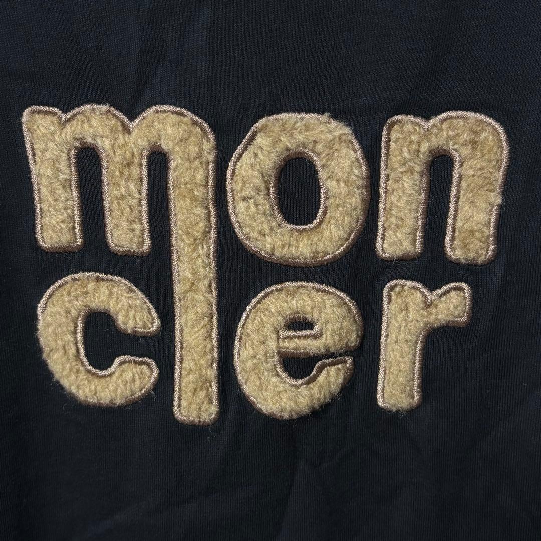 モンクレール ロゴTシャツ ブラック