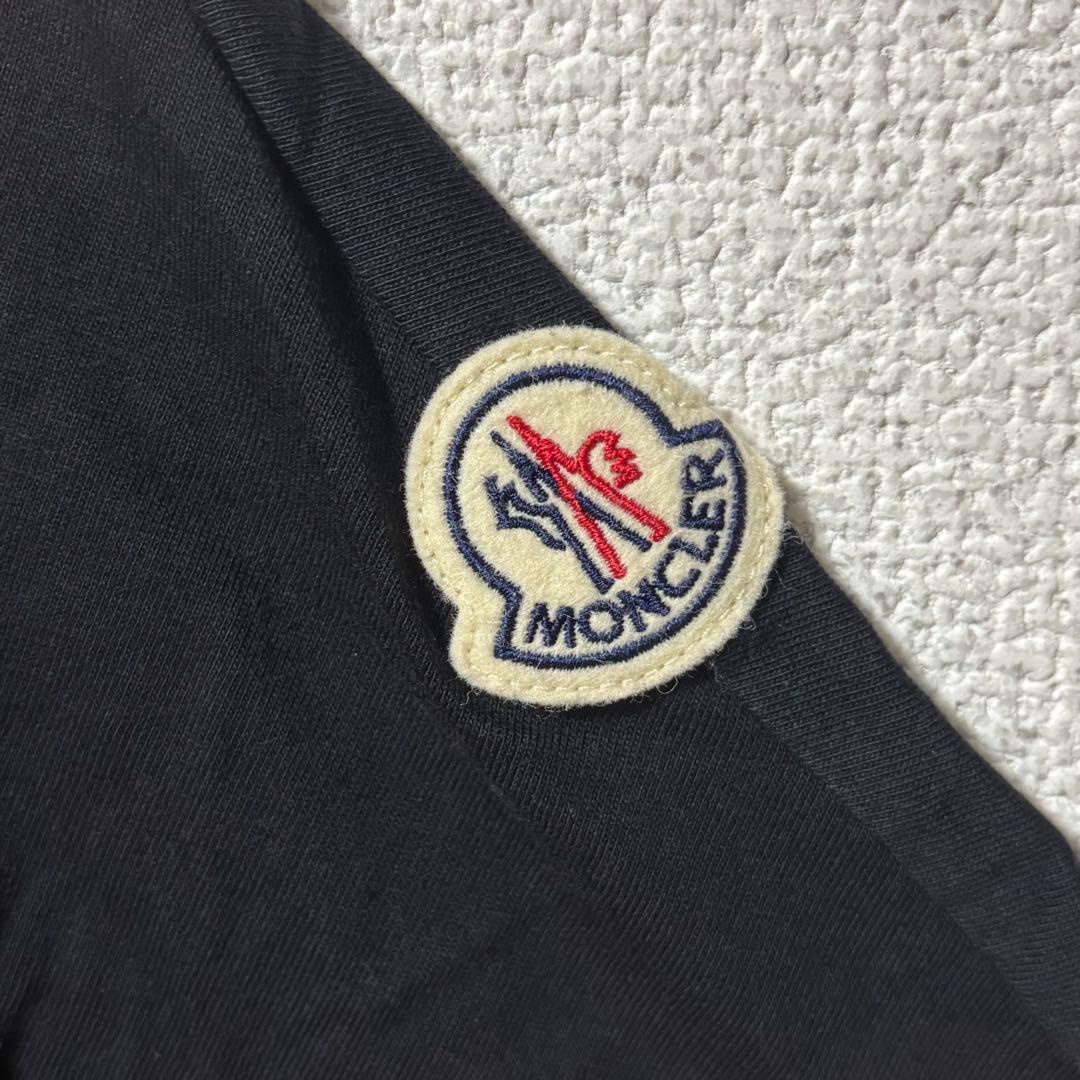 モンクレール ロゴTシャツ ブラック