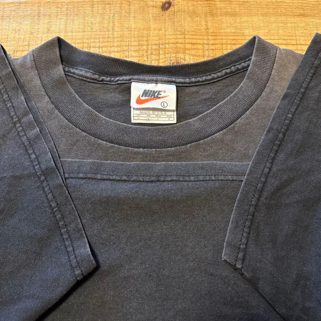 NIKE　両面プリントTシャツ　90s　ジョーダン　USA製　L　着用感XL
