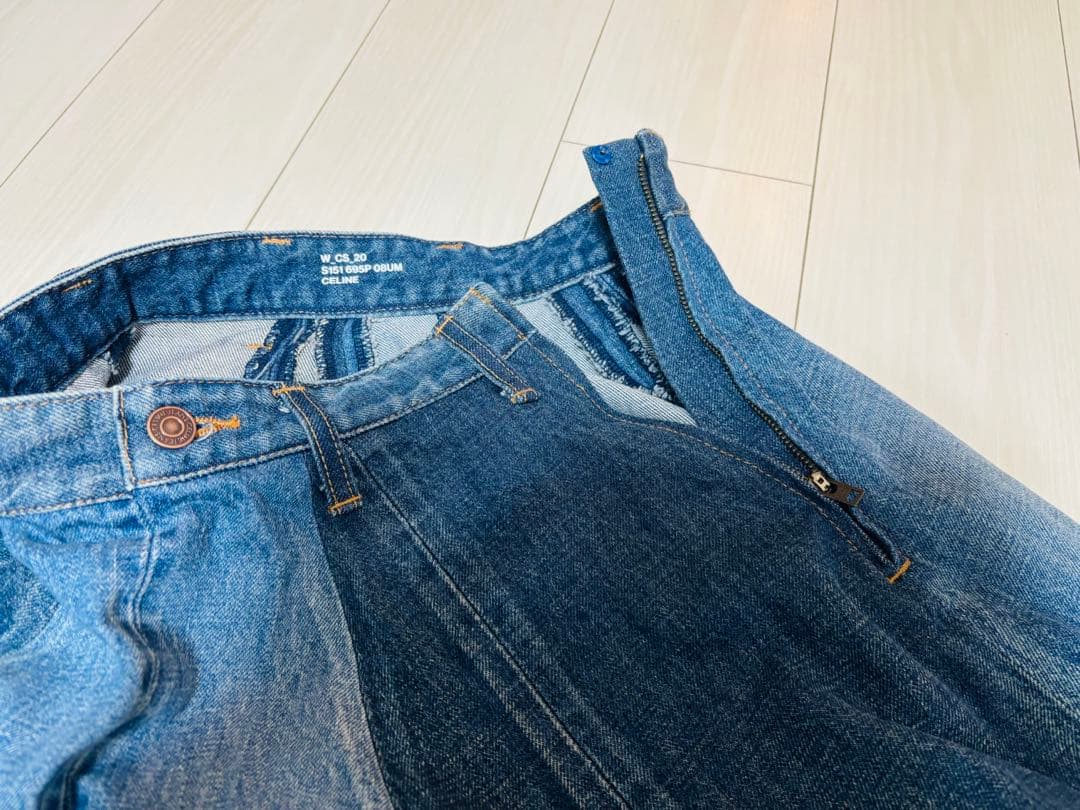【新品】セリーヌ　デニムロングスカート