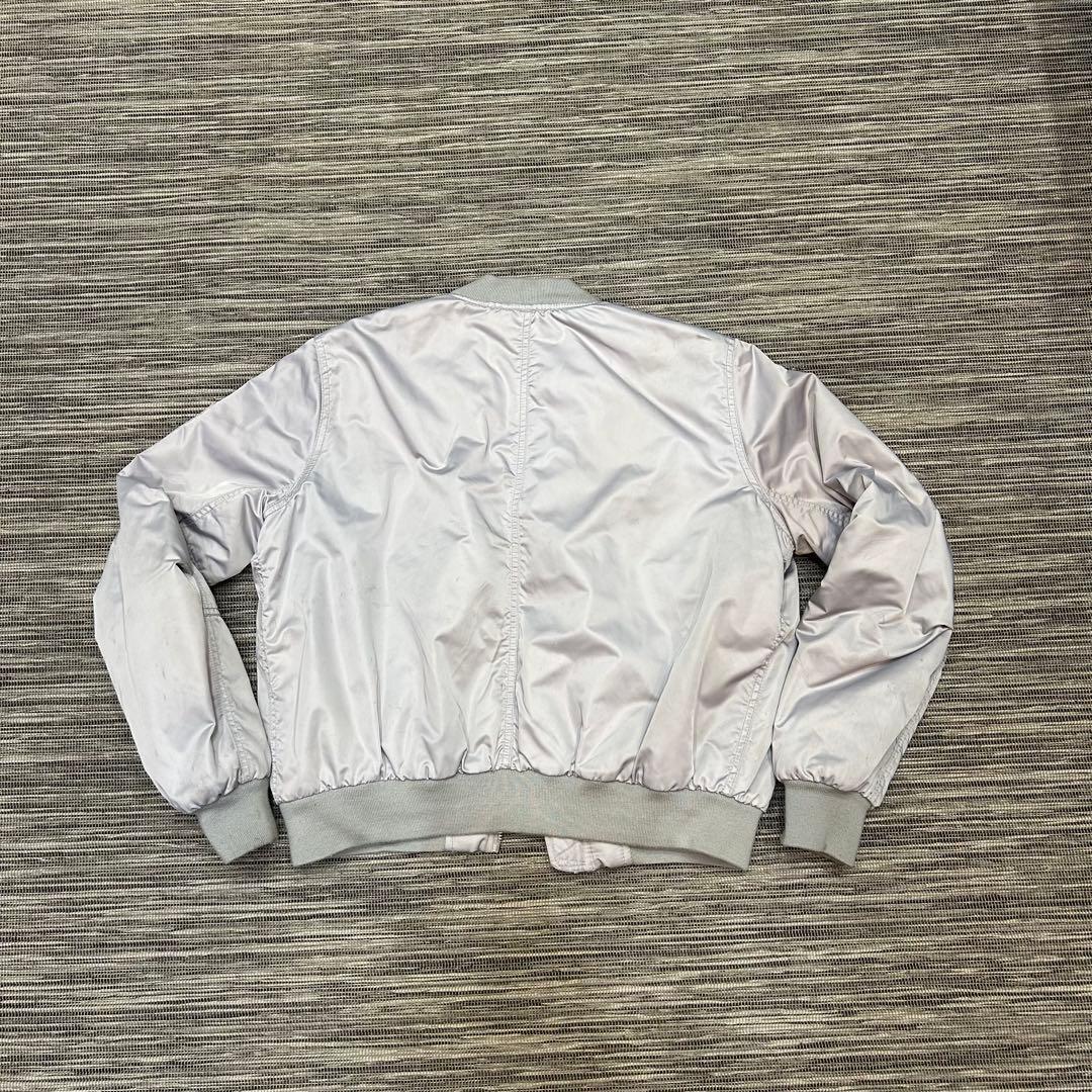 old GAP ma-1 シルバー　　　00's alpha AVIREX