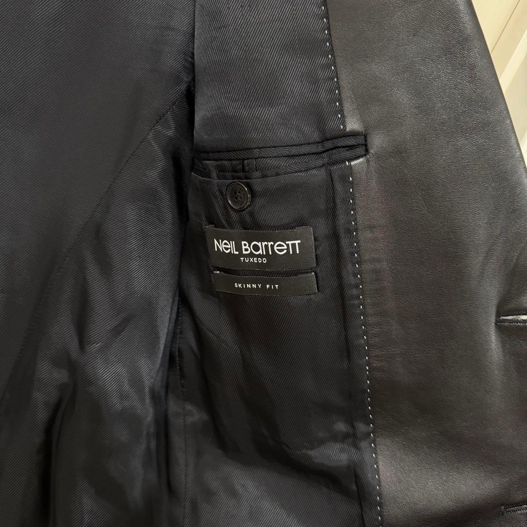 羊革　Neil Borrett ニールバレット黒テーラードジャケット