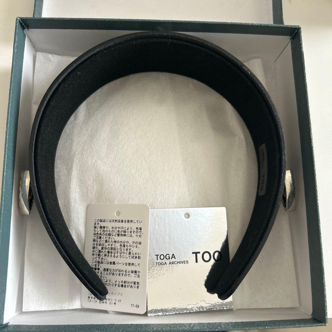 TOGA Leather headband 2 カチューシャ
