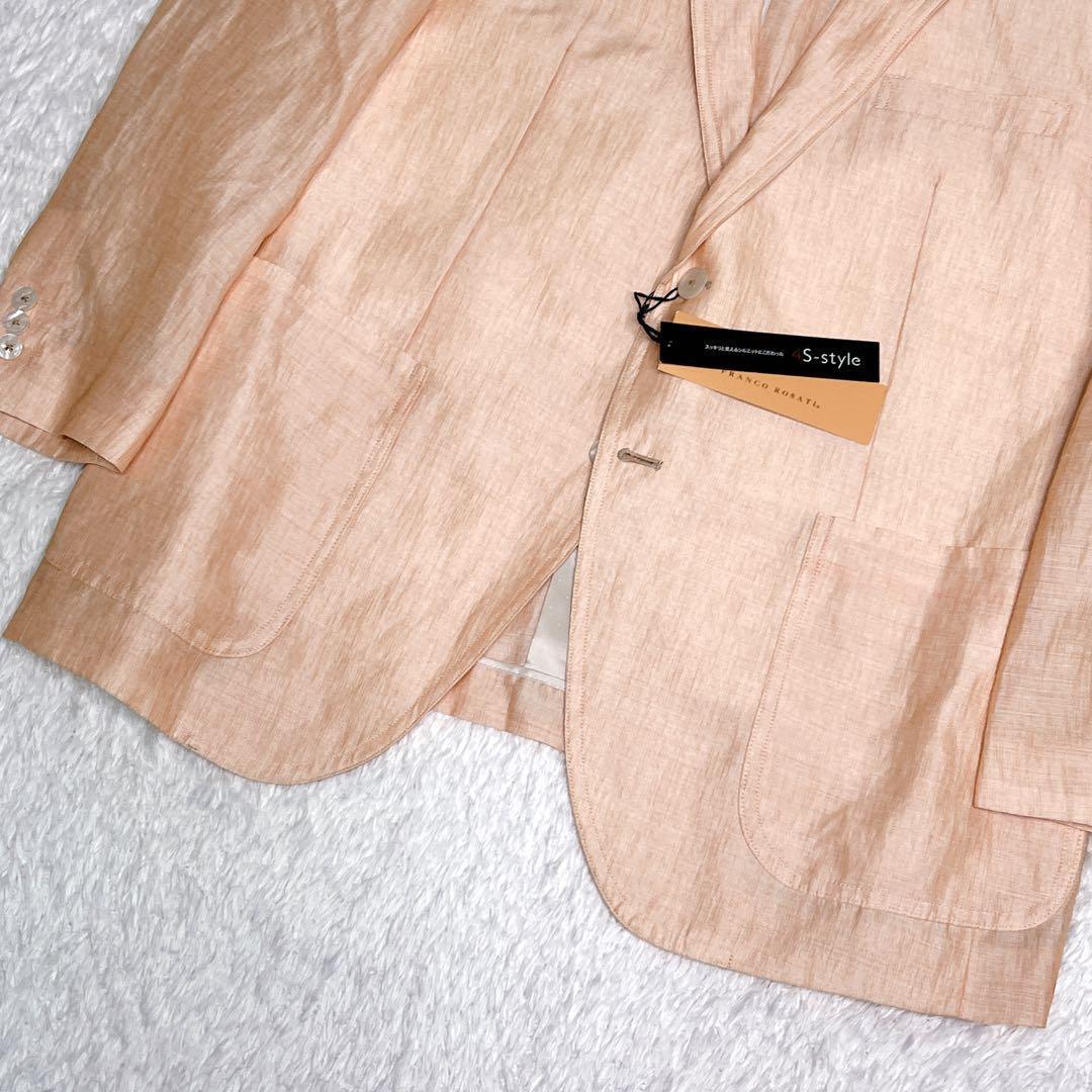 大きいサイズ【新品タグ付】FRANCO ROSATI リネンジャケット KB5