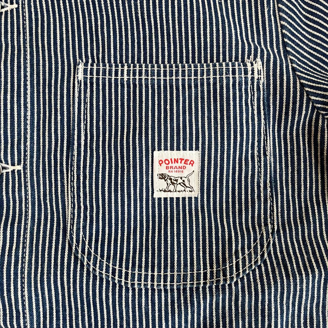 POINTER BRAND　ポインターブランド　USA製　カバーオールヒッコリー