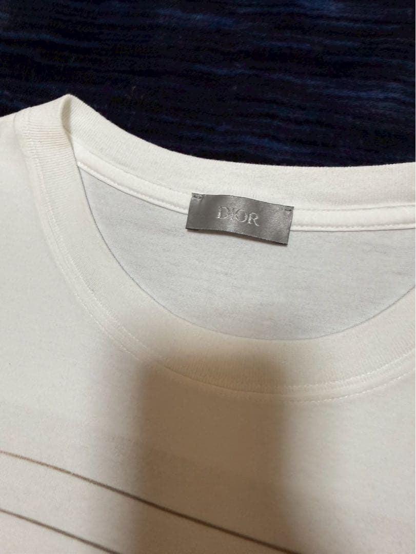 【極美品】DIOR ディオール プリントTシャツ ホワイト メンズM
