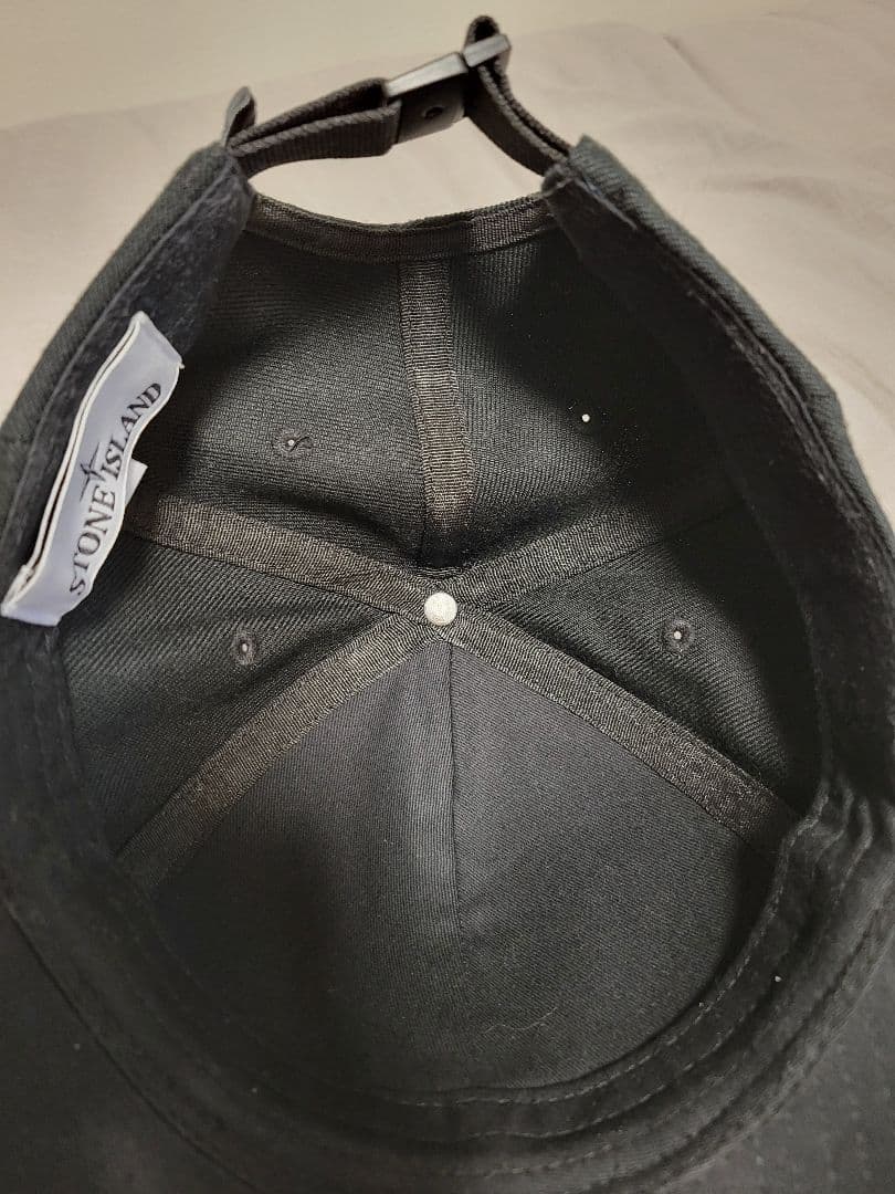 STONE  Cap Black ストーンアイランド キャップ 帽子