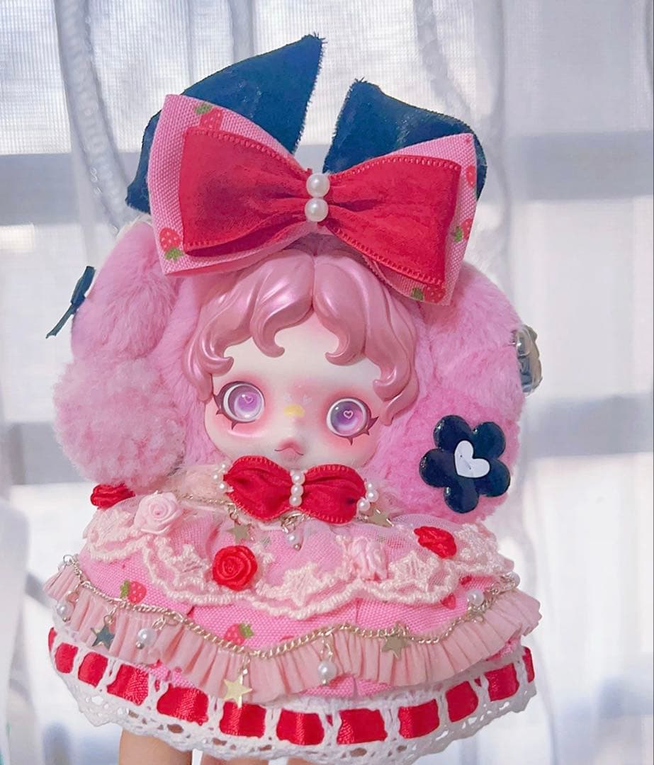 「strawberry」スカルパンダ　ぬいぐるみ　着せ替え服　5点まとめ