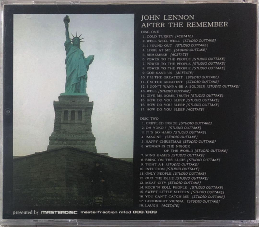 Masterdisc！ジョン・レノン/ After The Remember
