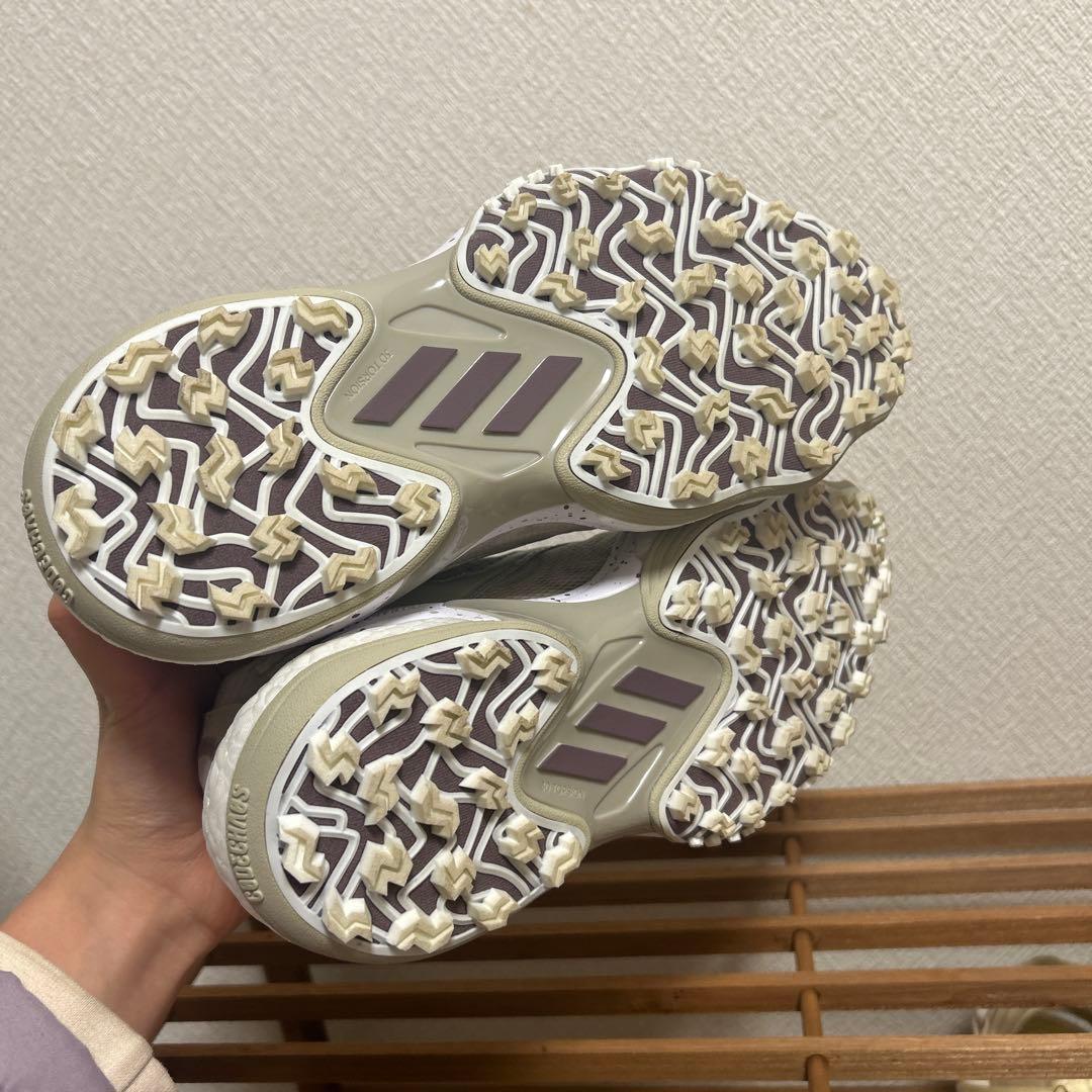 【ぐんじ】adidas ゴルフシューズ　レディース　24.5cm