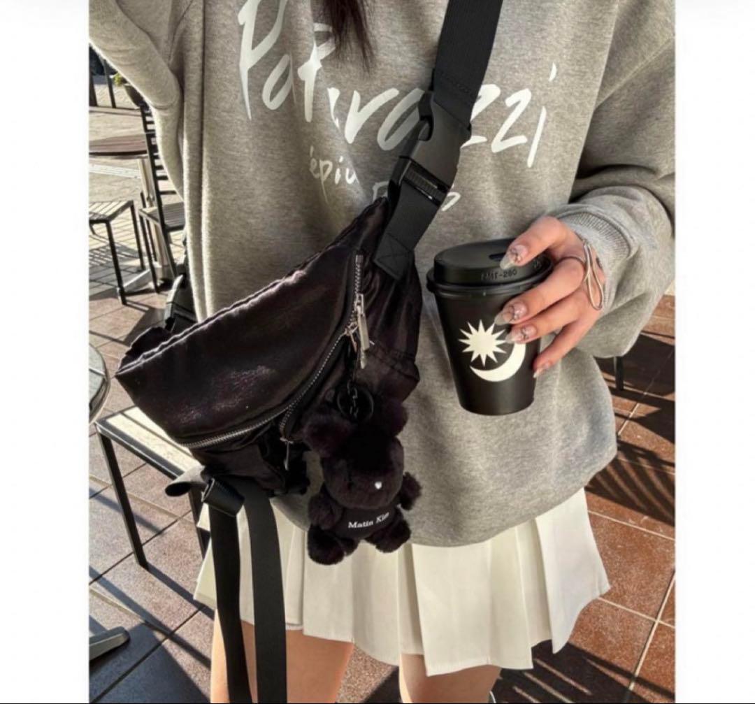 epine é ribbon satin 2way body bag エピヌ