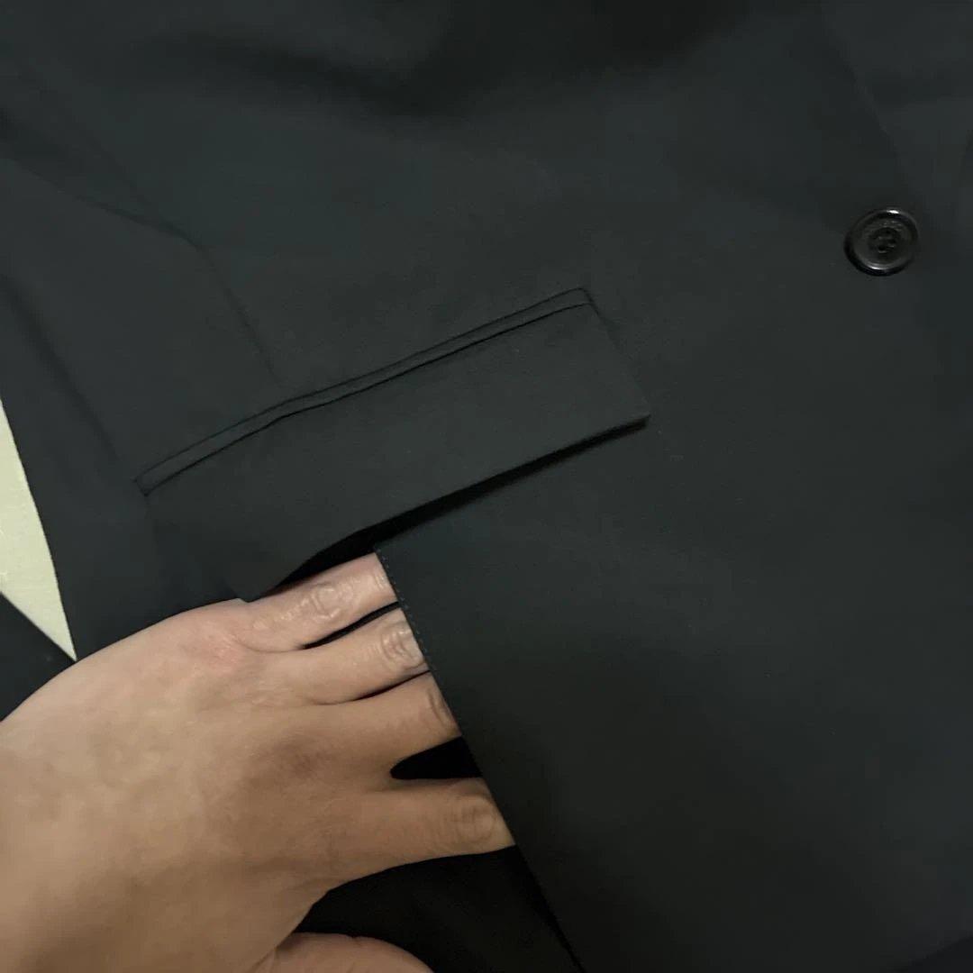 Kris Van Assche ブラック テーラードジャケット　黒46