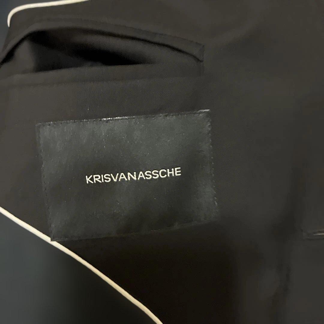 Kris Van Assche ブラック テーラードジャケット　黒46