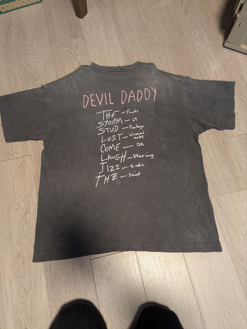 セントマイケル 25SS SS TEE DEVIL DADDY Tシャツ L