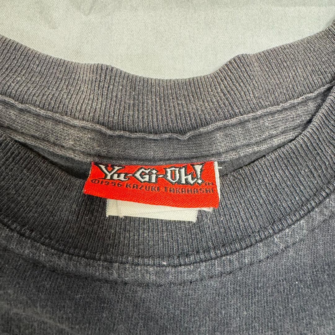 90s 当時物　遊戯王　ロンT アニメTシャツ　キャラクターTシャツ　フェード