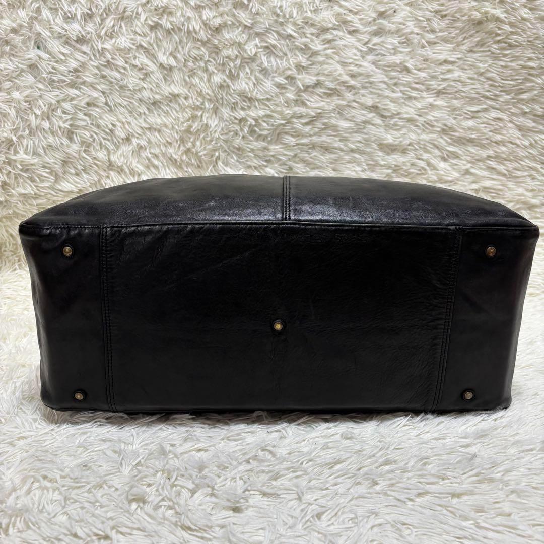 ✨️希少 PORTER ホースマン ボストンバッグ 馬革 大容量 肩掛け 黒