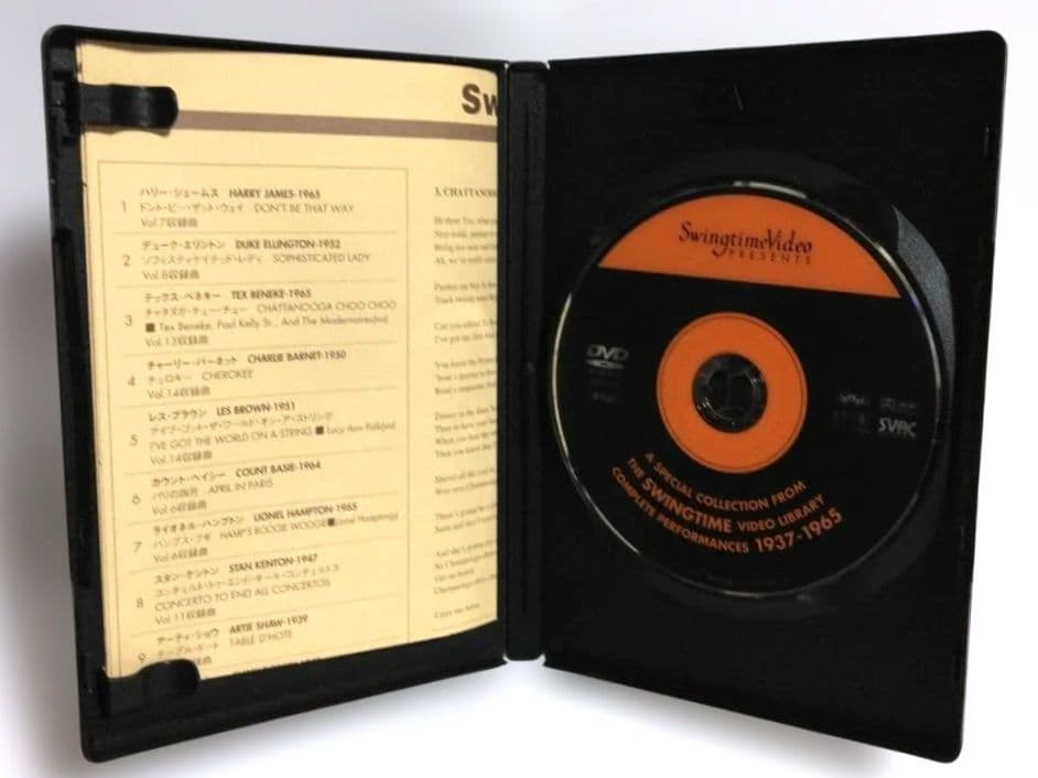 新品未開封「SWING TIME Video DVD」全20巻+1巻+解説書2冊
