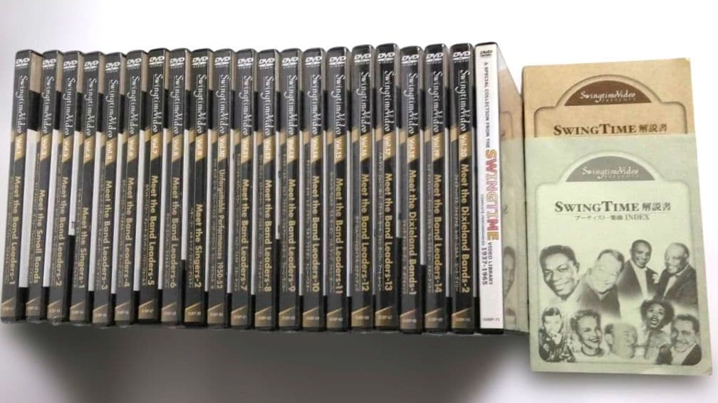 新品未開封「SWING TIME Video DVD」全20巻+1巻+解説書2冊
