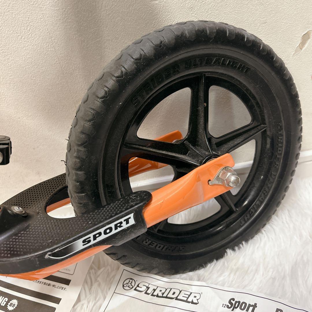 STRIDER スポーツ バランスバイク 12インチ オレンジ ストライダー