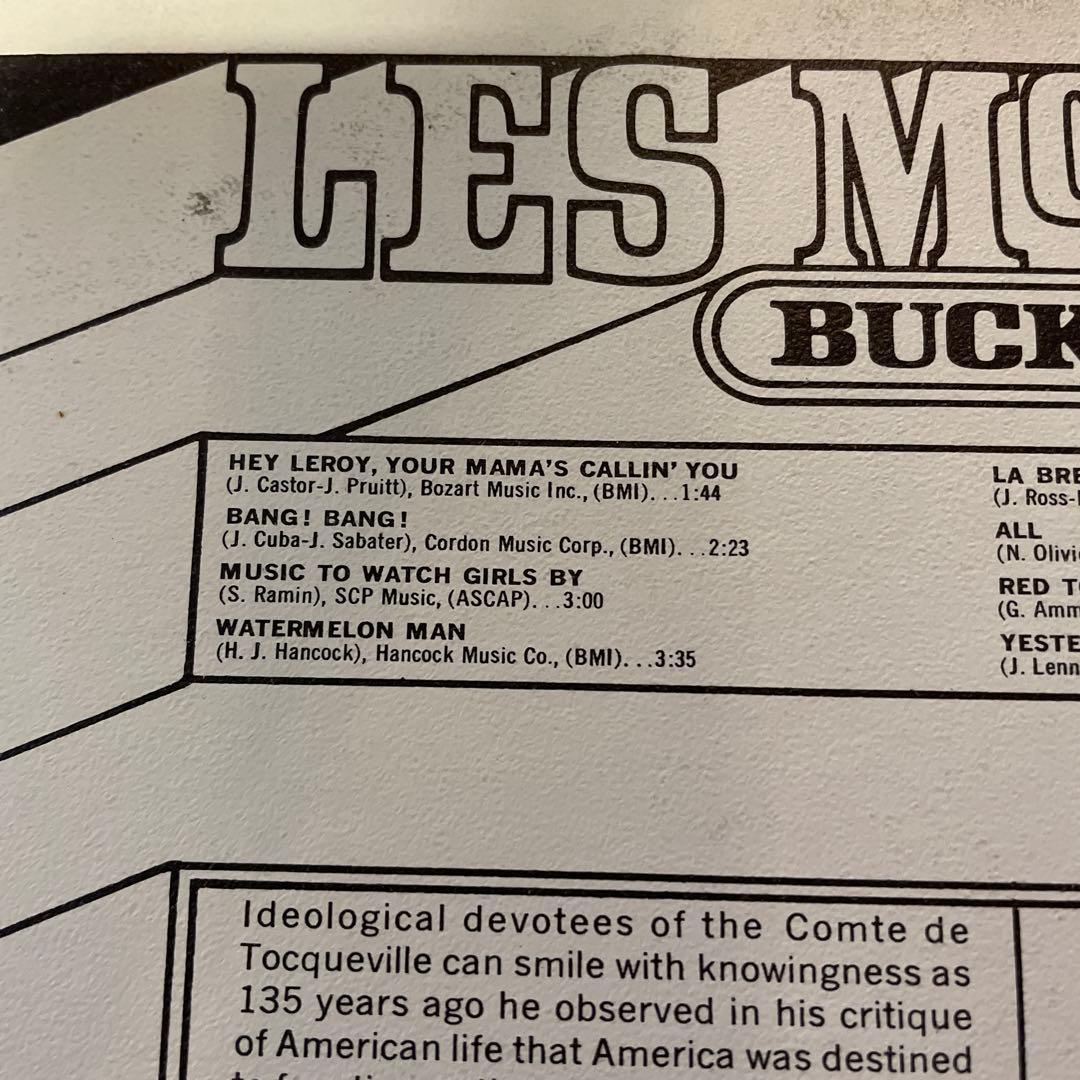 BUCKET O'GREASE レス・マッキャン LES McCANN LTD.