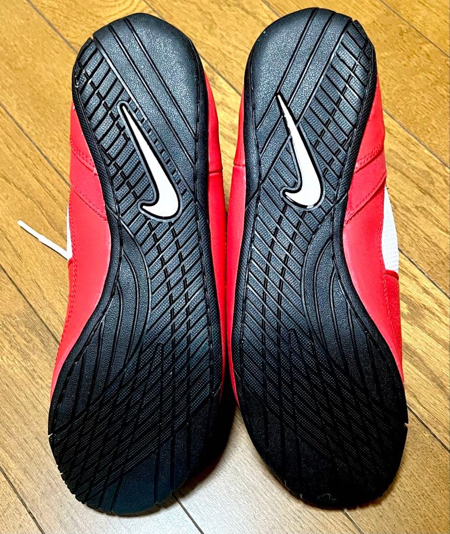 【新品未使用】レスリングシューズ Nike Fury レッド 赤 27㎝