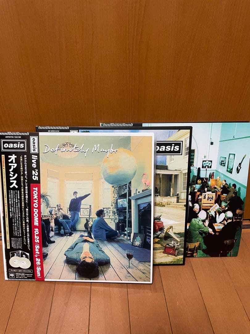 Oasis LP レコード 3枚セット カラーヴァイナル 限定版