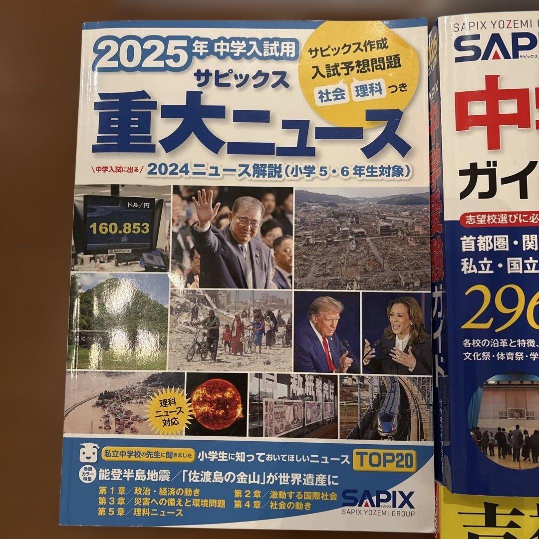 2025年 中学入試 合格資料集、過去問