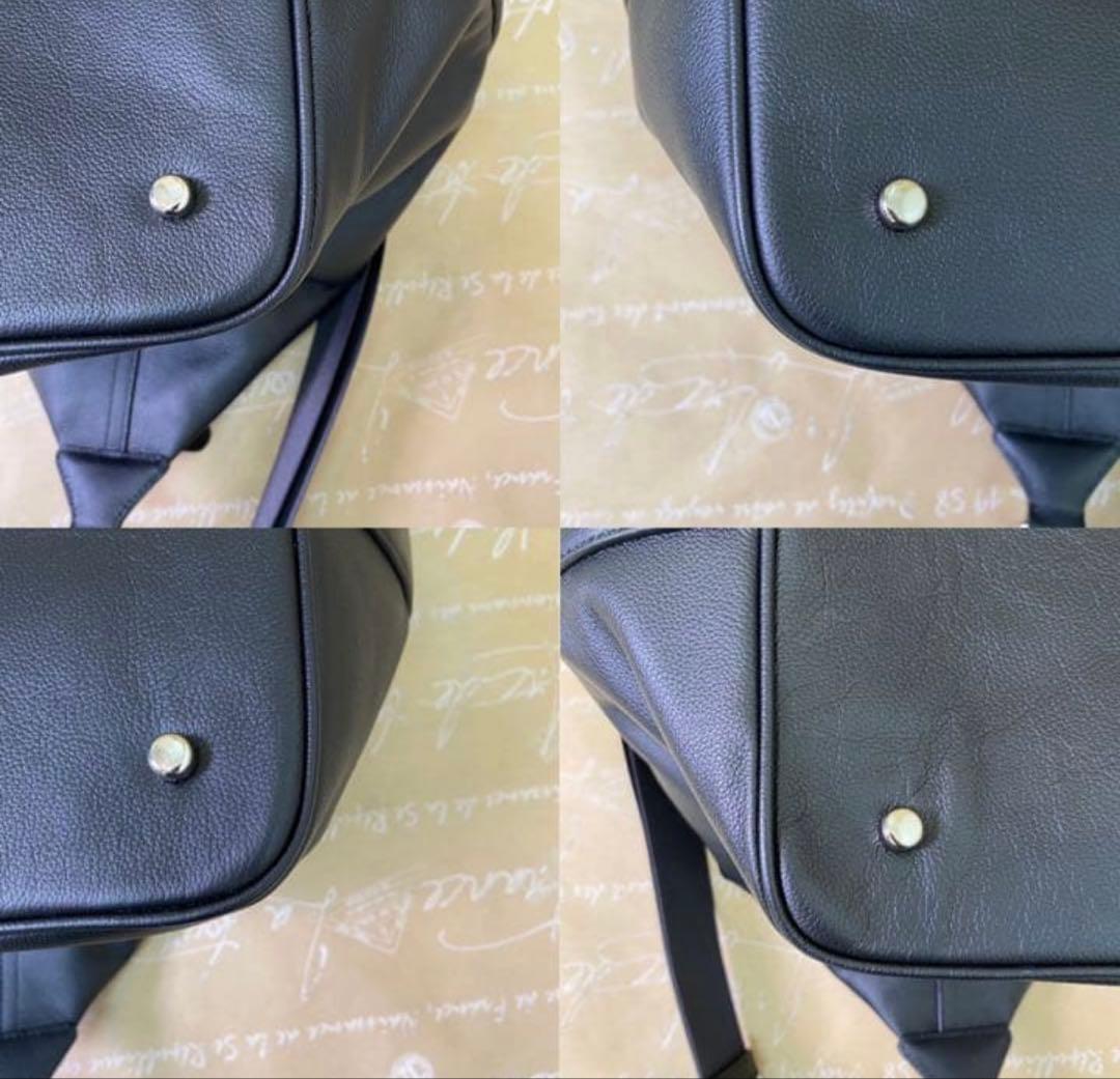 COACH ボストンバッグ/ハンドバッグ オールブラック レザー H99