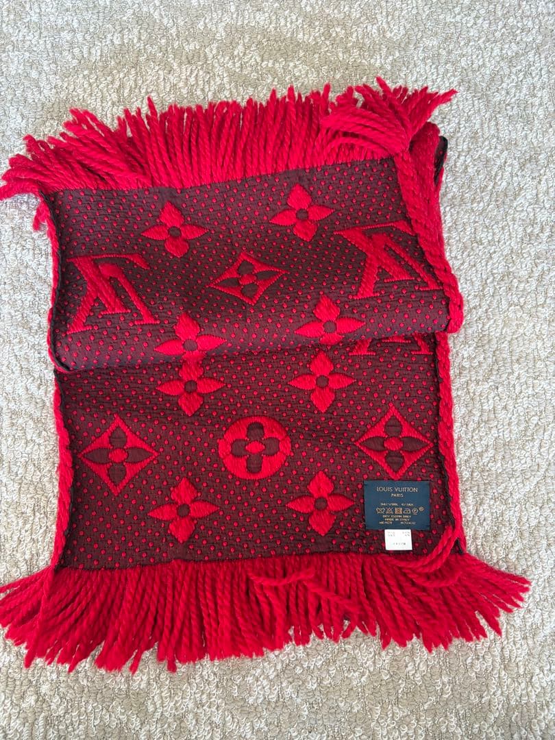 Louis Vuitton ロゴパターン マフラー