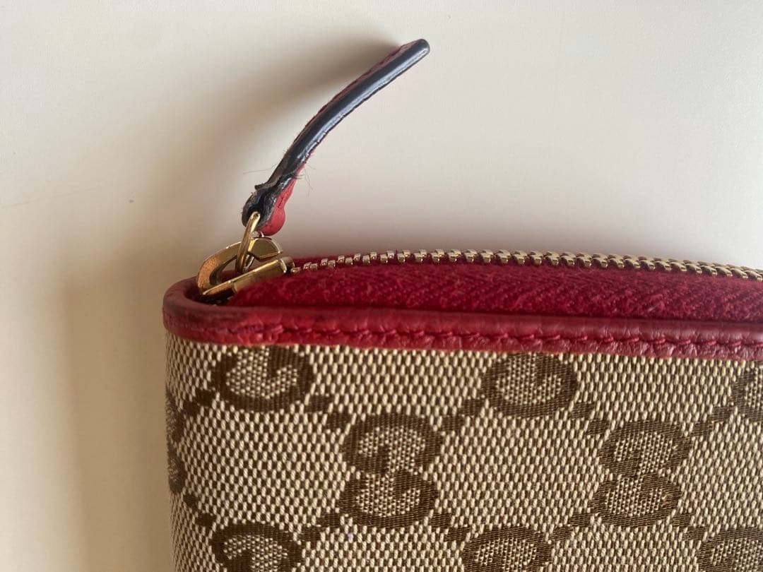 GUCCI GGキャンバス 二つ折り財布 箱付き
