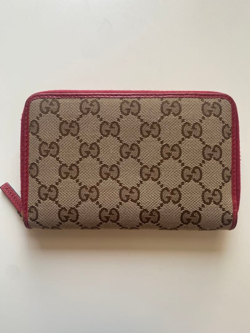 GUCCI GGキャンバス 二つ折り財布 箱付き