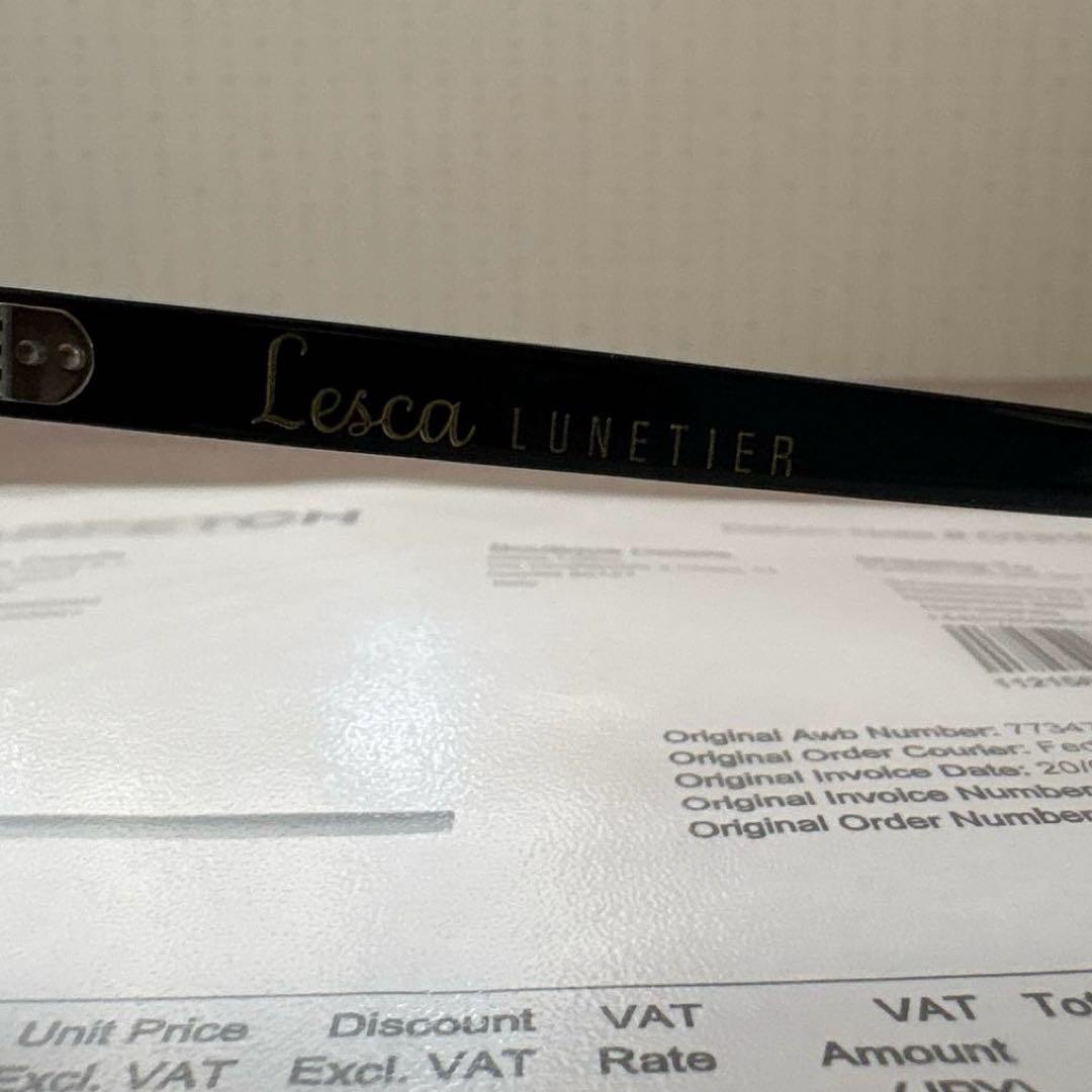 Lesca Lunetier PICA クラウンパント サングラス 眼鏡ブラック